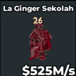 La Ginger Sekolah 525M s Secret (Секретный персонаж) — Roblox, лот №233384