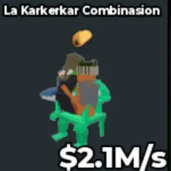 La Karkerkar Combinasion 430 (Секретный персонаж) — Roblox, лот №233583