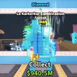 La Karkerkar Combinasion Diamond 3,3M s (Секретный персонаж) — Roblox, лот №233600