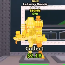 La Lucky Grande Gold 50M s Very RARE (Секретный персонаж) — Roblox, лот №233705