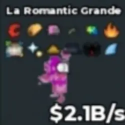La Romantic Grande Candy $2.1B s (Секретный персонаж) — Roblox, лот №233757