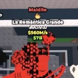 La romantic grande cursed 560m s (Секретный персонаж) — Roblox, лот №233775