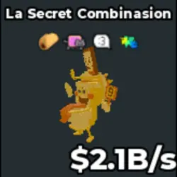 La Secret Combinasion - 2.1 b s - gold (Секретный персонаж) — Roblox, лот №233847