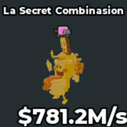 La Secret Combinasion - gold - nyan cat (Секретный персонаж) — Roblox, лот №233851