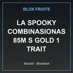 LA Spooky Combinasionas 85M S Gold 1 Trait (Секретный персо… — Roblox, лот №233989