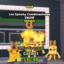 La Spooky Combinasionas Gold Mutation + taco trait 65M s (G… — Roblox, лот №233993