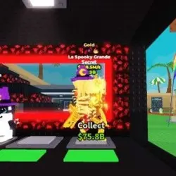 LA Spooky Grande Gold Witch HAT 318.5Mill! 3 Trait 1 Exclus… — Roblox, лот №234027