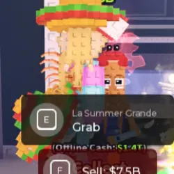 La Summer Grande $540M s (Секретный персонаж) — Roblox, лот №234036