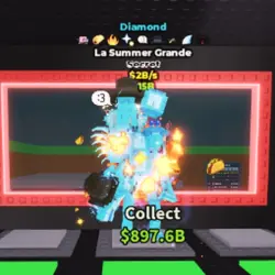 La Summer Grande Diamond 2B s (Секретный персонаж) — Roblox, лот №234054