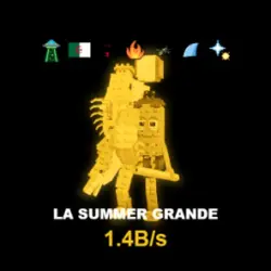 La Summer Grande Gold 1.4B s Exclusive - Ultra Rare (Секрет… — Roblox, лот №234070