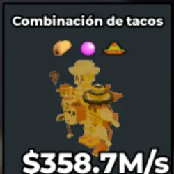 La Taco Combinasion 358.7M s Secret Gold V222 (Секретный пе… — Roblox, лот №234126