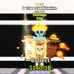 La Taco Combinasion 490 M s Trait Meowl (Секретный персонаж) — Roblox, лот №234137