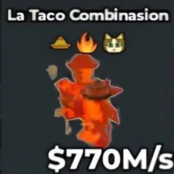 La Taco Combinasion 770M s Lava (Секретный персонаж) — Roblox, лот №234146