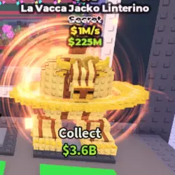 La Vacca Jacko Linterino Gold (Секретный персонаж) — Roblox, лот №234189