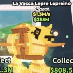 La Vacca Lepre Lepreino GOLD 1.3M s (Секретный персонаж) — Roblox, лот №234083