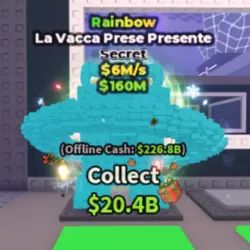 La Vacca Prese Presente 6M s Rainbow (Секретный персонаж) — Roblox, лот №234213