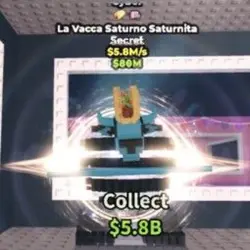 La Vacca Saturno Saturnita CYBER 5.8M s (Секретный персонаж) — Roblox, лот №234255