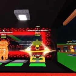 LA Vacca Saturno Saturnita Gold Strawberry 3.3Mill! 1 Trait… — Roblox, лот №234264