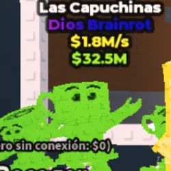 Las Capuchinas 1,8M s (Brainrot God персонаж) — Roblox, лот №234192