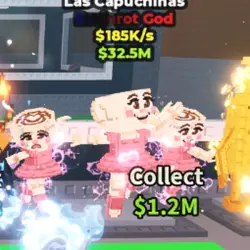 Las Capuchinas 185.0K s (Brainrot God персонаж) — Roblox, лот №234193