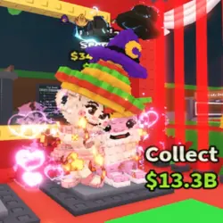Las Sis 341M Witch hat Recipe (Секретный персонаж) — Roblox, лот №234305