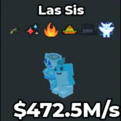 Las Sis Diamond - 472.5M s - Rare Mutation (Секретный персо… — Roblox, лот №234320