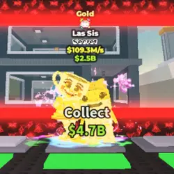 Las Sis Gold Very RARE - 109.3M s (Секретный персонаж) — Roblox, лот №234326
