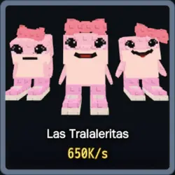 Las Tralaleritas 650K s (Секретный персонаж) — Roblox, лот №234355