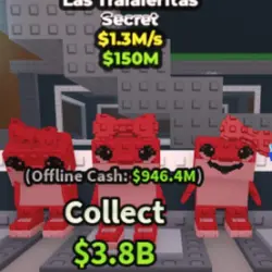 Las Tralaleritas Bloodrot "Rare Mutation" (Секретный персон… — Roblox, лот №234361