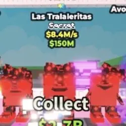Las Tralaleritas CURSED 8.4M s (Секретный персонаж) — Roblox, лот №234363