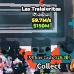 Las Tralaleritas Cyber $9.7M S (Секретный персонаж) — Roblox, лот №234366