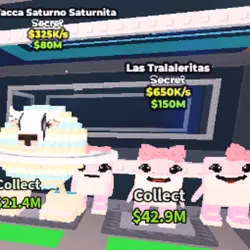 Las Tralaleritas La Vacca Saturno Saturnita (Секретный перс… — Roblox, лот №234381