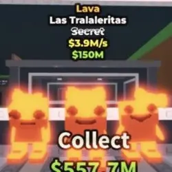 Las Tralaleritas LAVA 3.9M s (Секретный персонаж) — Roblox, лот №234374