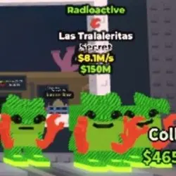 Las Tralaleritas Radioactive (Секретный персонаж) — Roblox, лот №234376