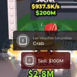 Las Vaquitas Saturnitas $937.5K s (Секретный персонаж) — Roblox, лот №234390