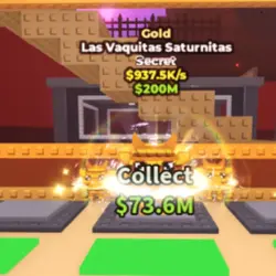 LAS Vaquitas Saturnitas - Gold (Секретный персонаж) — Roblox, лот №234392