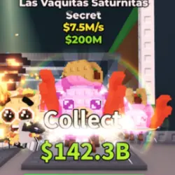 LAS VAQUITAS SATURNITAS 7.5M (Секретный персонаж) — Roblox, лот №234394