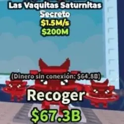 LAS Vaquitas Saturnitas Blodrot (Секретный персонаж) — Roblox, лот №234397