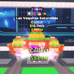 Las Vaquitas Saturnitas Candy Very RARE (Секретный персонаж) — Roblox, лот №234398
