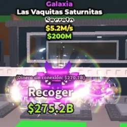 Las Vaquitas Saturnitas Galaxy.. (Секретный персонаж) — Roblox, лот №234406