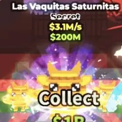 Las Vaquitas Saturnitas GOLD 3.1M s (Секретный персонаж) — Roblox, лот №234407