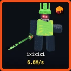 Lava 1x1x1x1 6.6M s (Секретный персонаж) — Roblox, лот №234410