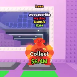 Lava Avocadorilla 42 K s (Мифический персонаж) — Roblox, лот №234429