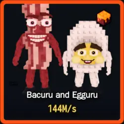 Lava Bacuru and Egguru 144M s (Секретный персонаж) — Roblox, лот №234430