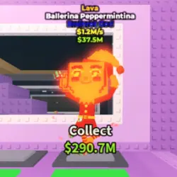 Lava Ballerina Peppermintina 1.2 M s (Brainrot God персонаж) — Roblox, лот №234432