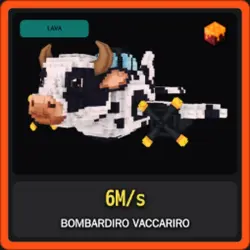 Lava Bombardiro Vaccariro 6M s (Секретный персонаж) — Roblox, лот №234445