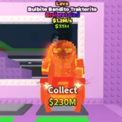 Lava Bulbito Bandito Traktorito 1.2 M s (Brainrot God персо… — Roblox, лот №234414