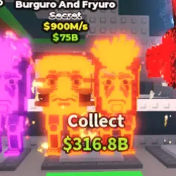 Lava Burguro and Fryuro 900M s (Секретный персонаж) — Roblox, лот №234460