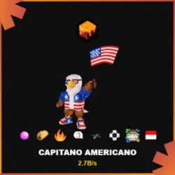Lava Capitano Americano 2.7B s (Секретный персонаж) — Roblox, лот №234466
