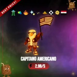 Lava Capitano Americano 2.9B s (Секретный персонаж) — Roblox, лот №234467